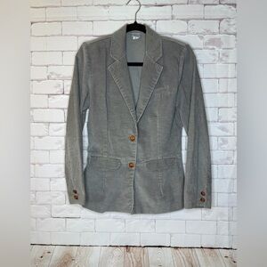 Vintage Wrangler Gray Blazer with Brown Buttons